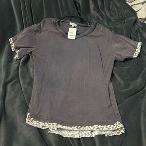 Grey/black tee shirt for sale